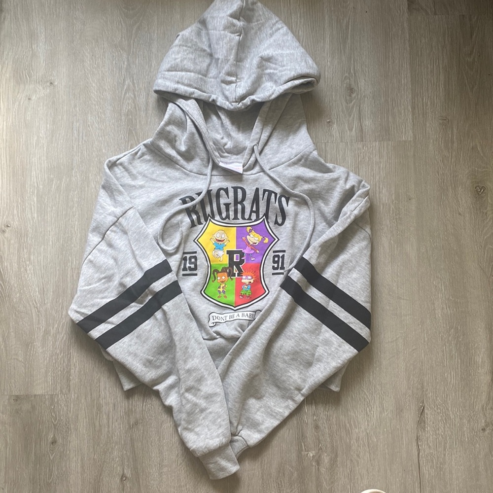 Crop top Rugrats sweater!